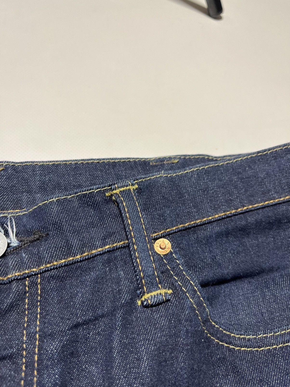 Levi's Levis 511 Straight Fit Jeans Stretch Jeans Color Rinsed Blue Size US 38 / EU 54 - 8 Thumbnail