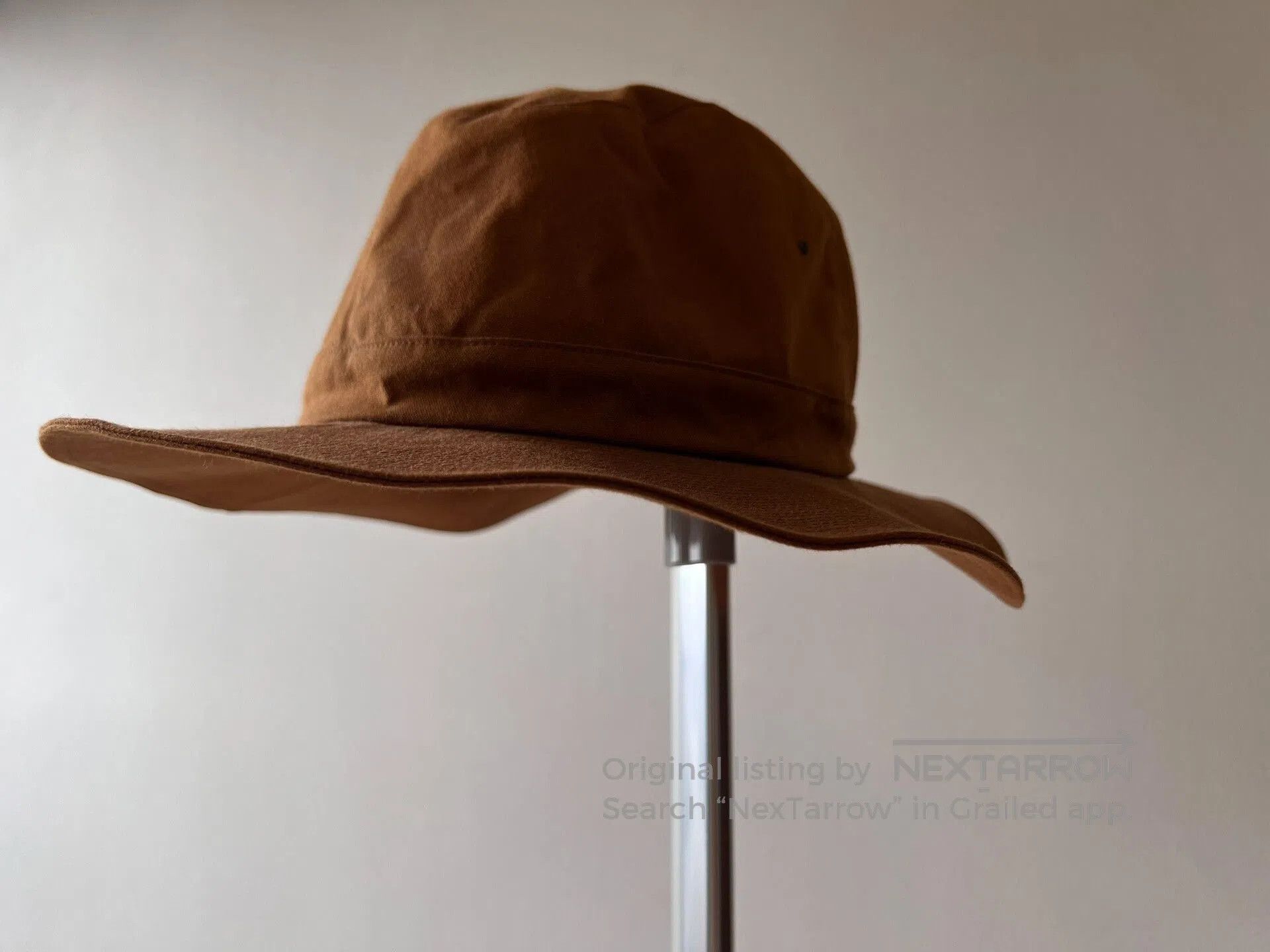 Japanese Brand MR.FATMAN Orange Bowler Hat Size L. Size ONE SIZE - 1 Thumbnail