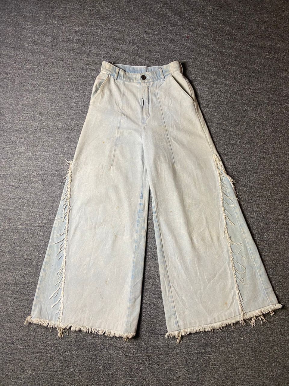 Japanese Brand × Seditionaries × Vintage Chloe Pre-Owned Flared Wide Leg Jeans (131) Size 27" / US 4 / IT 40 - 2 Thumbnail
