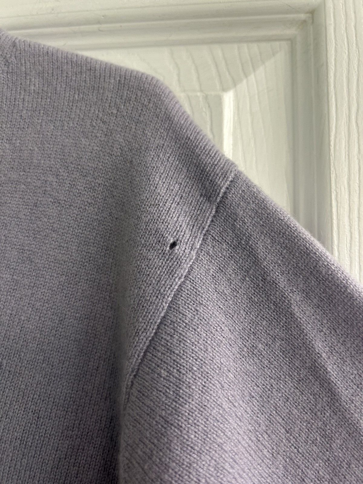 Charter Club Charter Club 2-Ply Cashmere Lavender Purple Sweater Size L / US 10 / IT 46 - 5 Thumbnail
