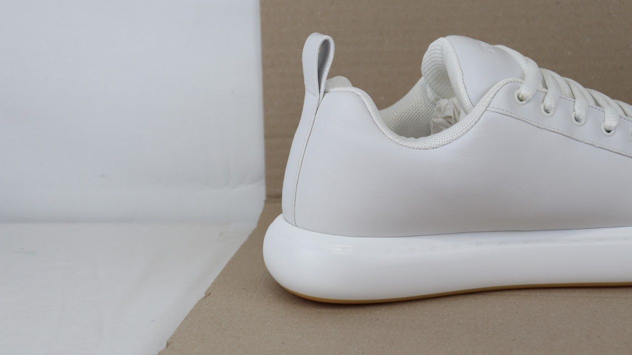 Bottega Veneta o1rshd1 Tennis Calf Rubber Sole Sneaker in Optic White Size US 12 / EU 45 - 4 Thumbnail