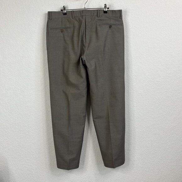 Hermes HERMES Cotton Wool Flat Front Seamed Trousers Pants Sz 44 Size US 36 / EU 52 - 6 Thumbnail