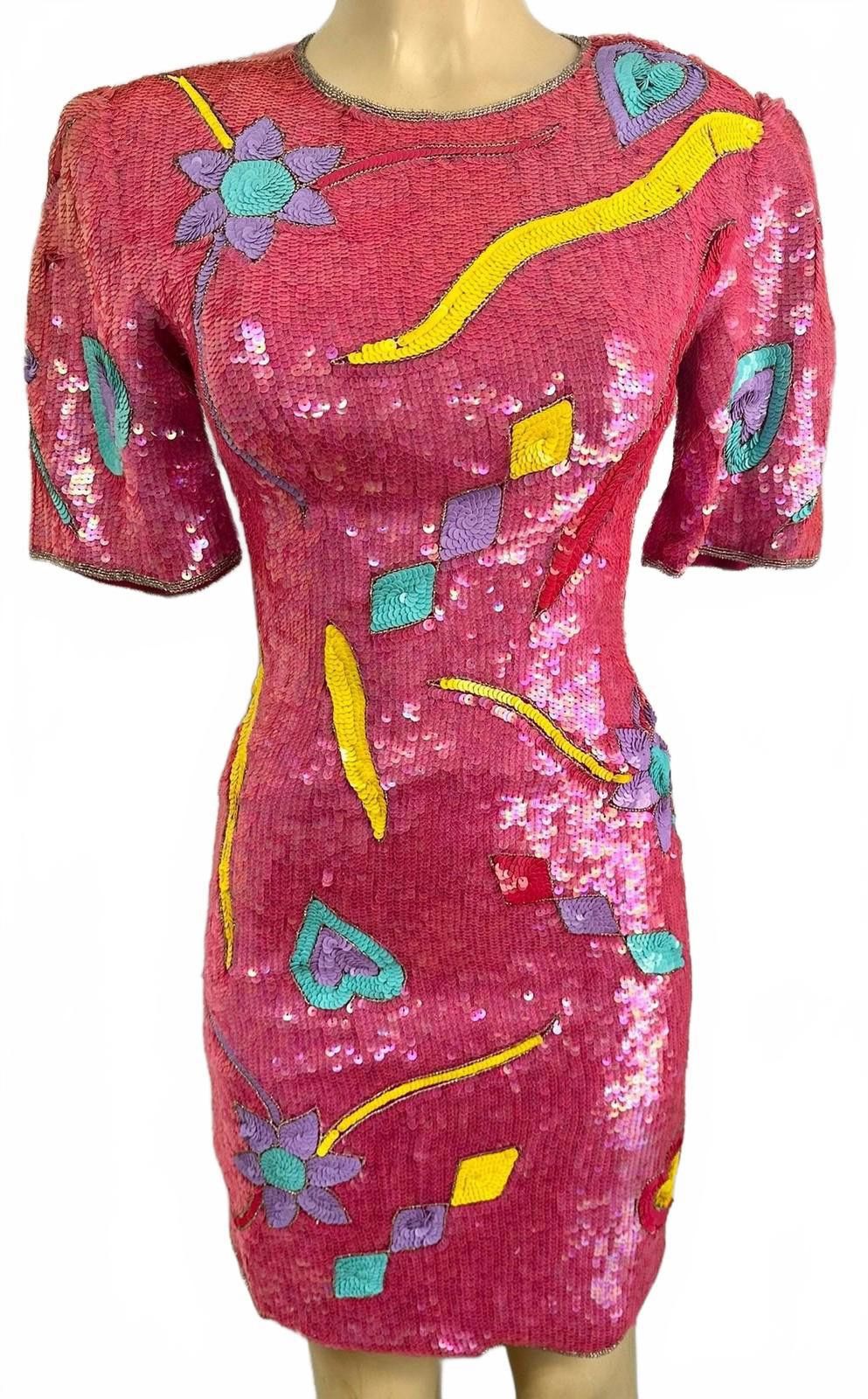 Other Sequin Dress Pink size 10 Size L / US 10 / IT 46 - 1 Thumbnail