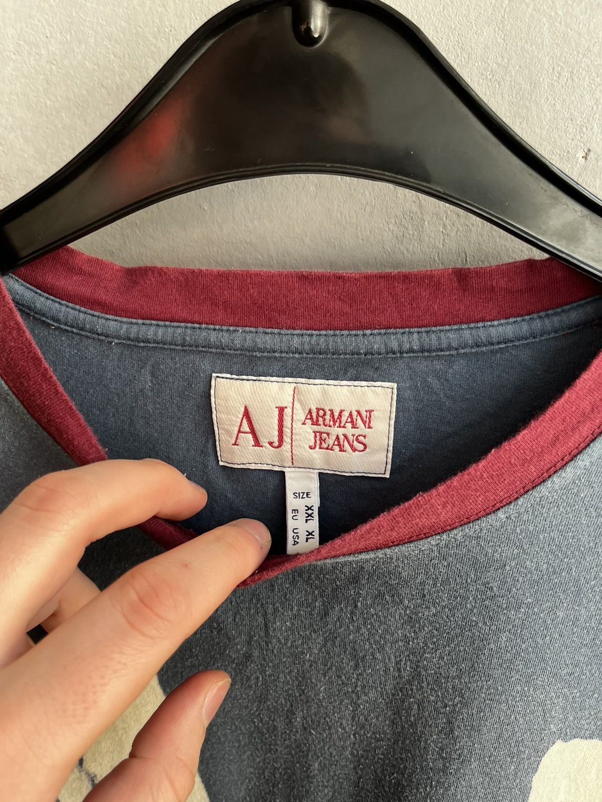 Armani × Giorgio Armani × Vintage Armani Jeans t shirt vintage Size US XL / EU 56 / 4 - 7 Thumbnail