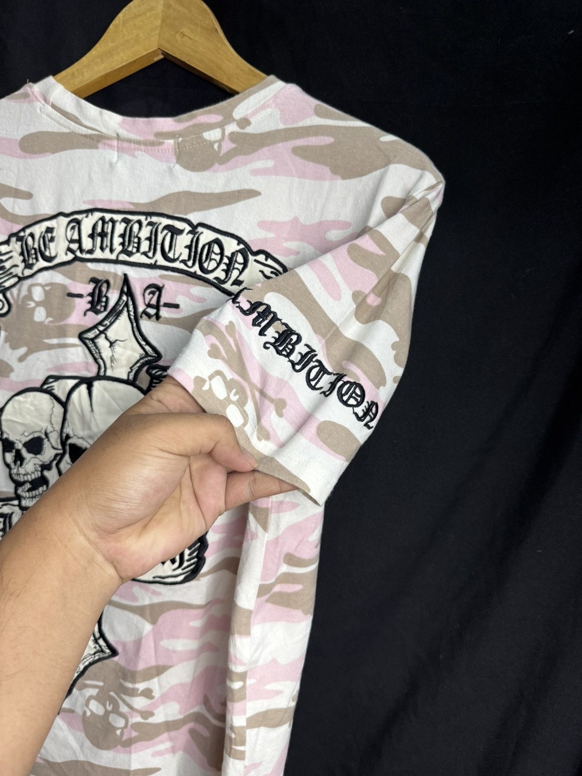 If Six Was Nine × Japanese Brand × Le Grande Bleu (L.G.B.) Japanese Skulls Camo Crosses Ambition Tees Size US M / EU 48-50 / 2 - 4 Thumbnail