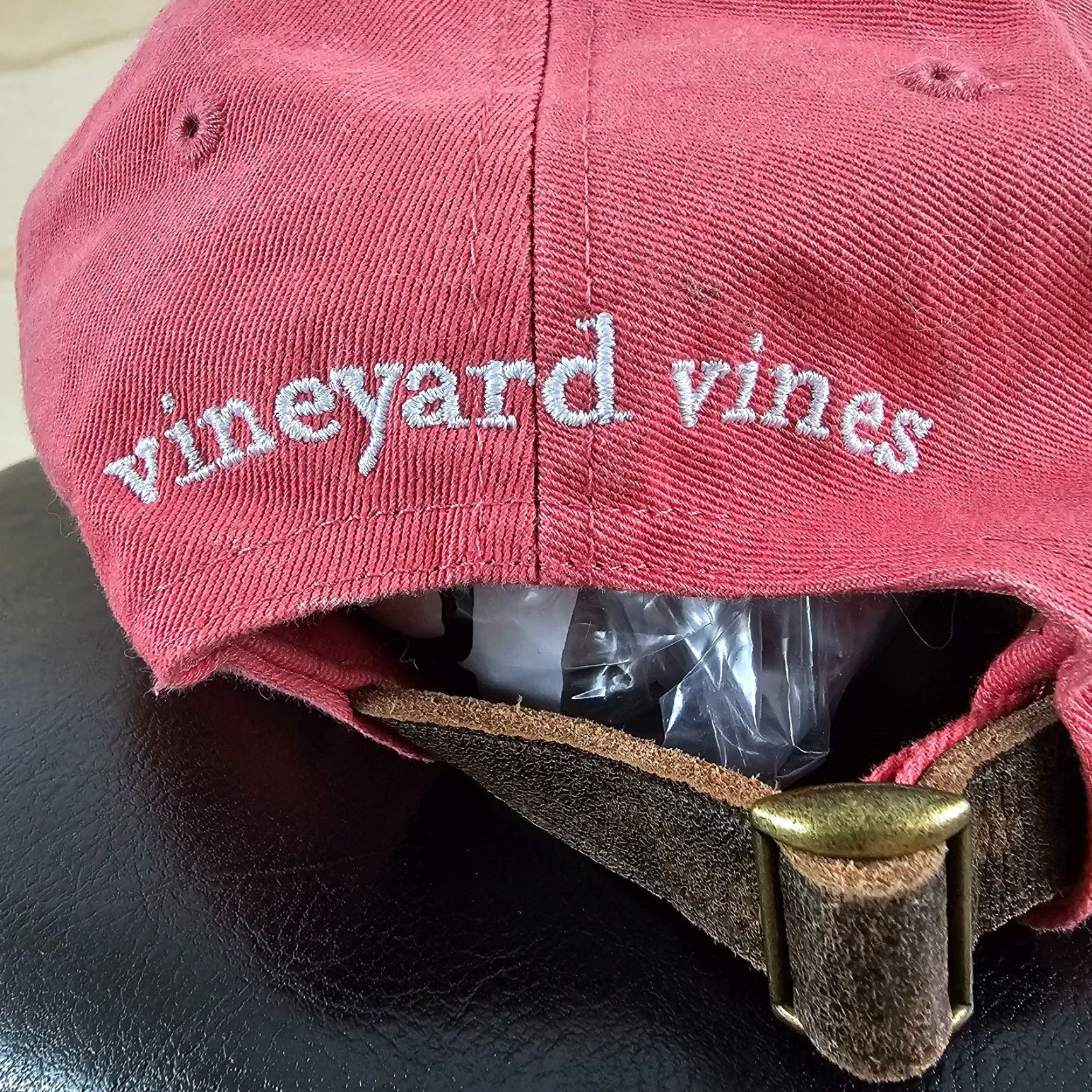 Vineyard Vines VINTAGE Vineyard Vines Hat Cap Strap Back One Size Pink USA Flag Stripes Cotton Baseball Cap Women OSFA Size ONE SIZE - 7 Thumbnail