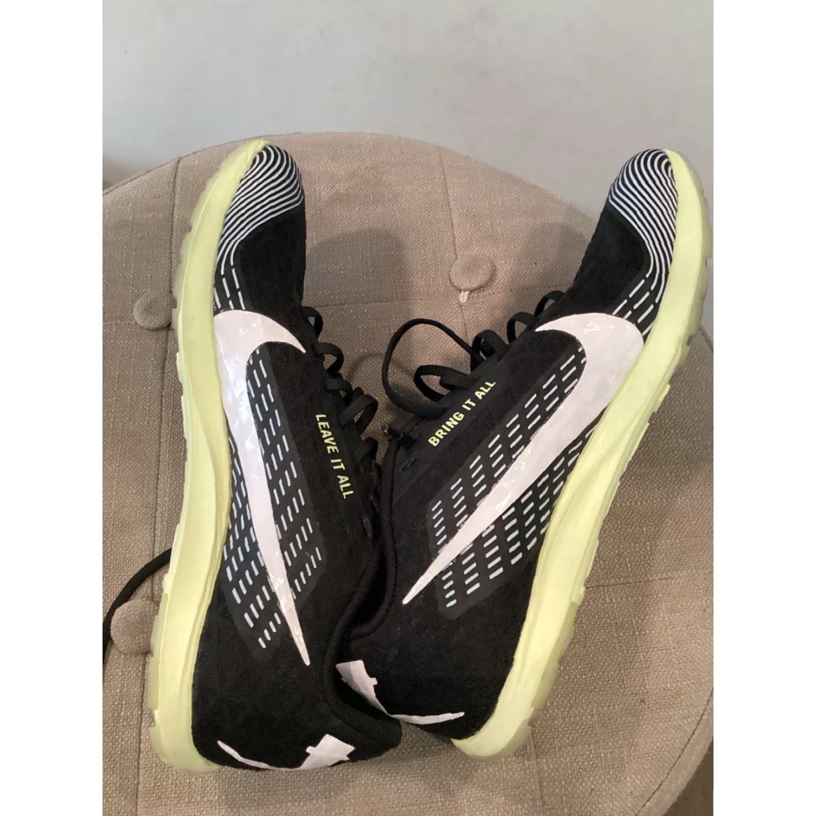 Nike Nike Zoom Rival XC Spike Sneakers Women’s Size 9 Black Barely Volt Lightweight Athletic Running Track Size US 9 / IT 39 - 5 Thumbnail