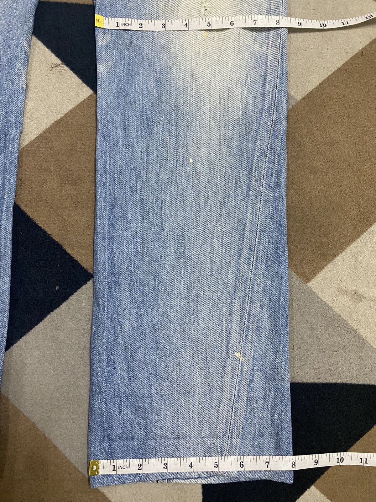 Edwin Vintage Edwin Blue Trip Faded Wash Distressed Jeans Size US 32 / EU 48 - 23 Thumbnail