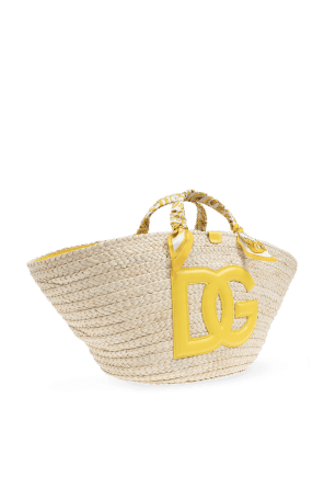 Dolce & Gabbana o1s22i1n1024 Size: OS / Kendra Tote Bag in Beige & Yellow Size ONE SIZE - 4 Thumbnail