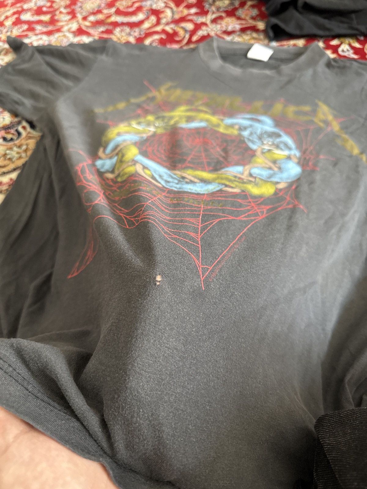 Band Tees × Vintage Vintage Metallica 1995 the struggle within t-shirt Size US XL / EU 56 / 4 - 6 Thumbnail