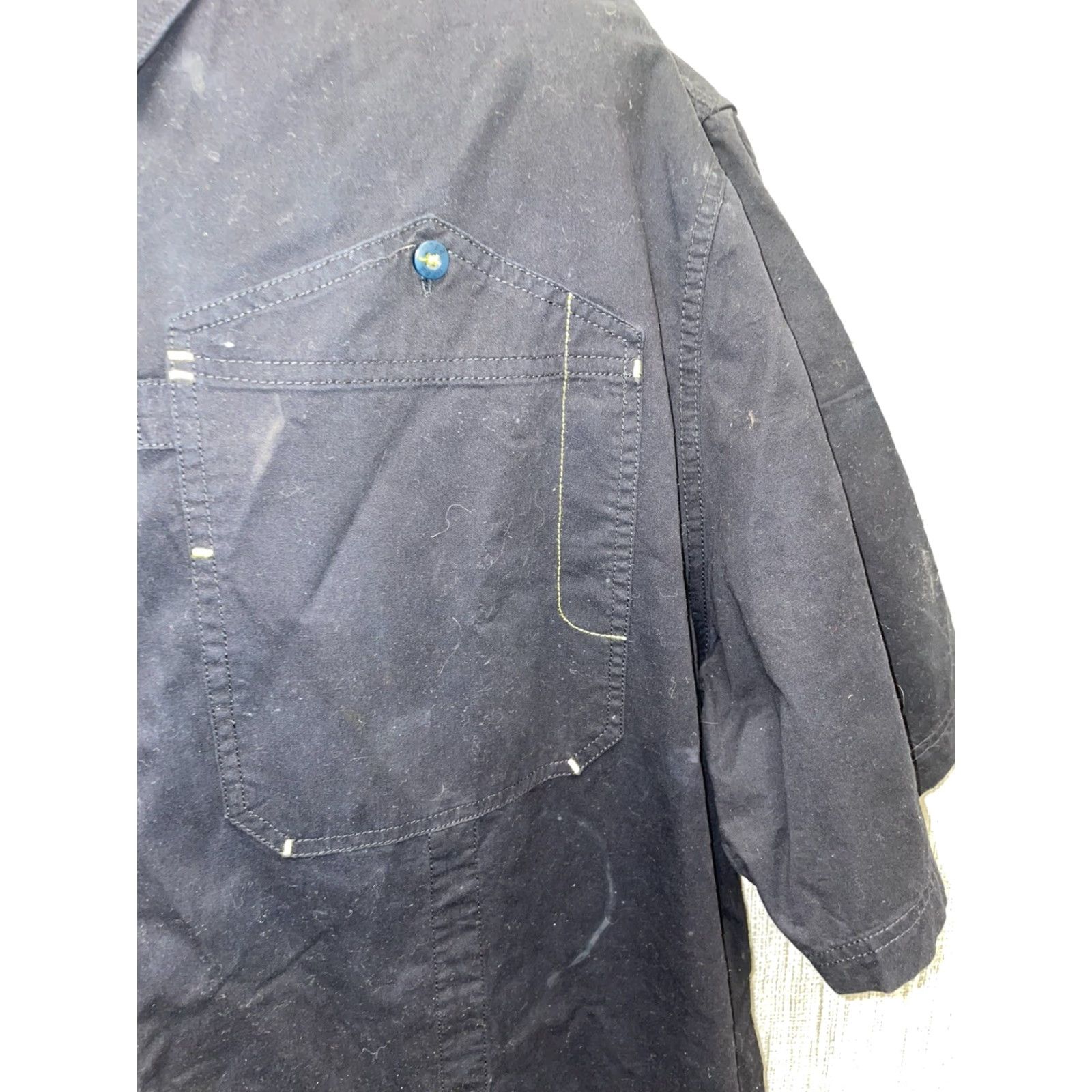 Vintage VINTAGE Eight 732 Black Button-Down Shirt Mens 4XL Short Sleeve Clothing Size US XXL / EU 58 / 5 - 3 Thumbnail
