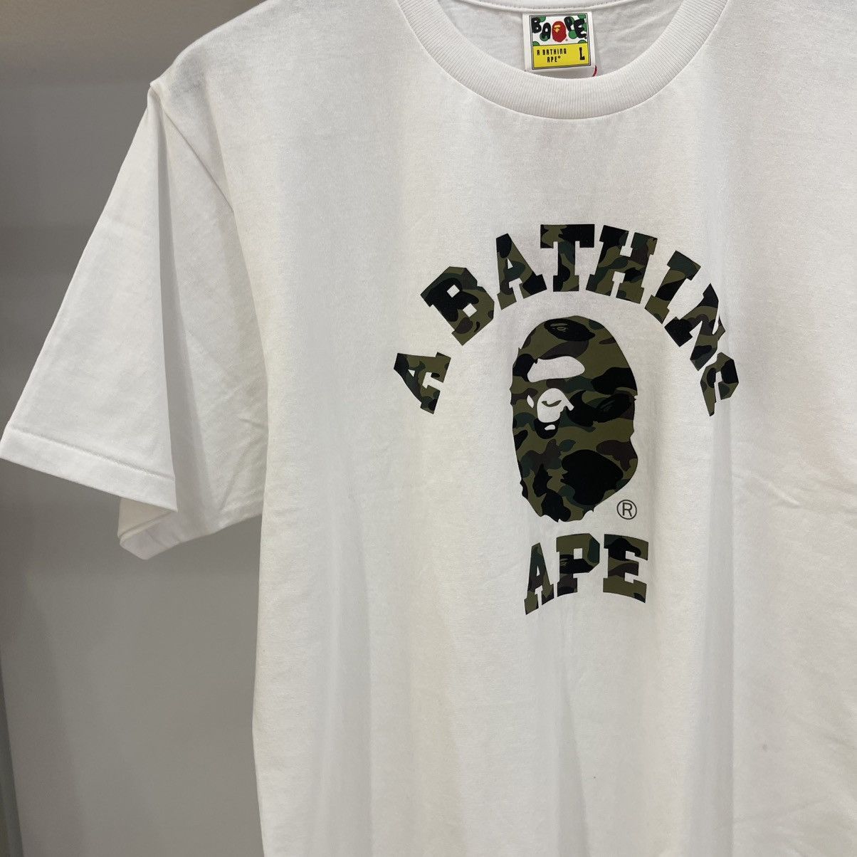 Bape BAPE Camo College Tee Size US L / EU 52-54 / 3 - 2 Thumbnail