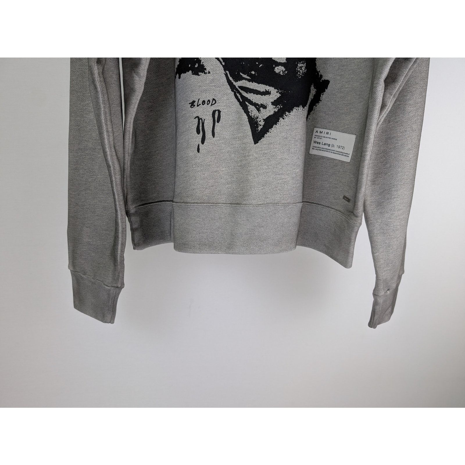 Amiri o1rshd1 Wes Lang Solar Kings Crewneck Sweatshirt in Grey Size US M / EU 48-50 / 2 - 14 Thumbnail
