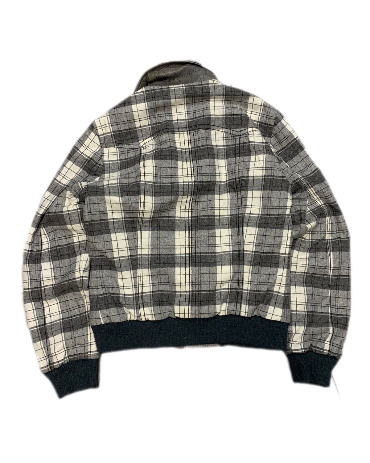 Dolce & Gabbana Y2K D&G Boxcut Reversible Wool Leather bomber Jacket Size US L / EU 52-54 / 3 - 2 Thumbnail