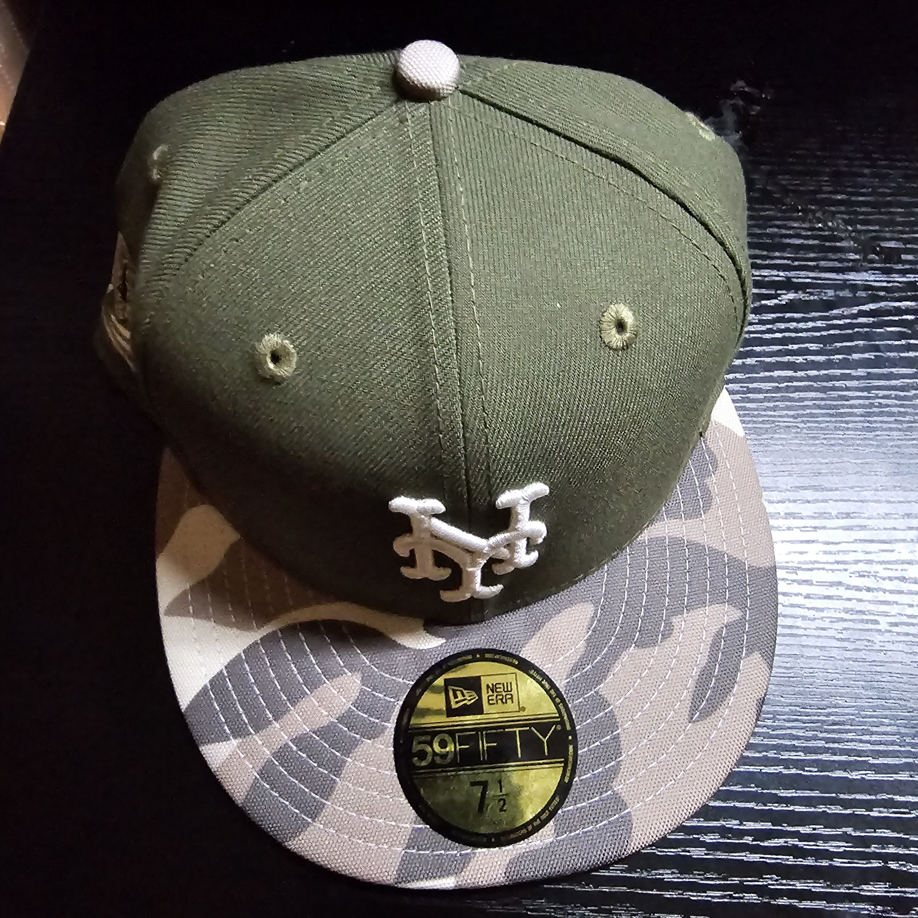 New Era Mets Army Green Camo Brim Size ONE SIZE - 3 Thumbnail