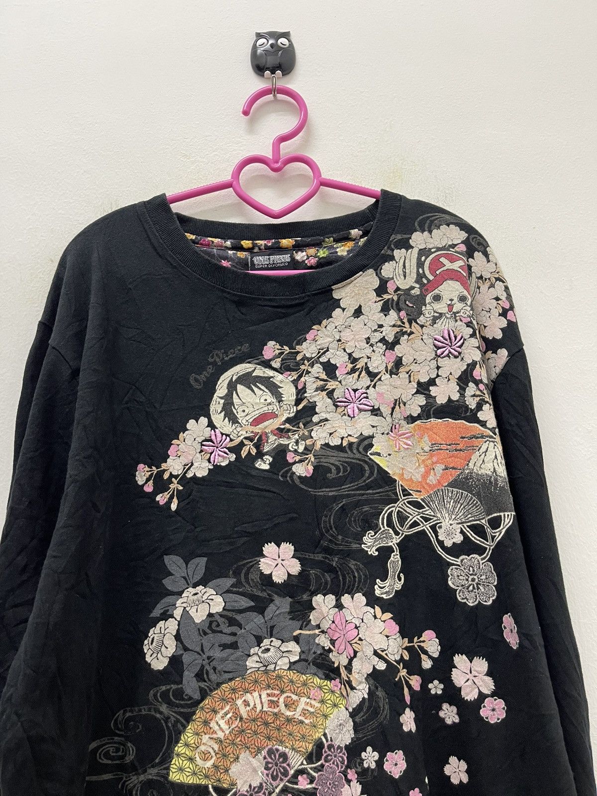 One Piece Rare Vintage ONE PIECE Super Deformed Sukajan Style Size US L / EU 52-54 / 3 - 2 Thumbnail