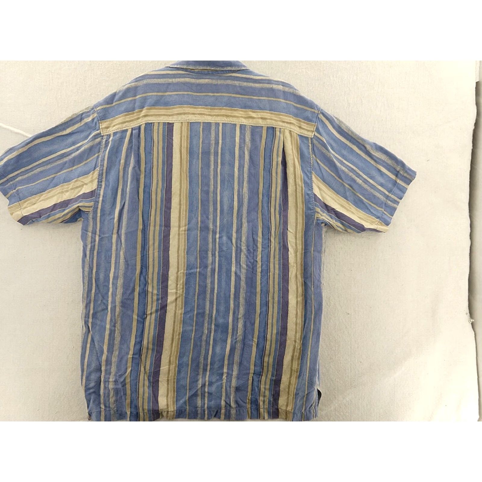 Tommy Bahama Tommy Bahama Button-Up Shirt Plaids & Checks 100% Silk Pocket Original Fit L Multicolor Men’s XL Short Sleeve Button-Front Mens Size US L / EU 52-54 / 3 - 2 Thumbnail