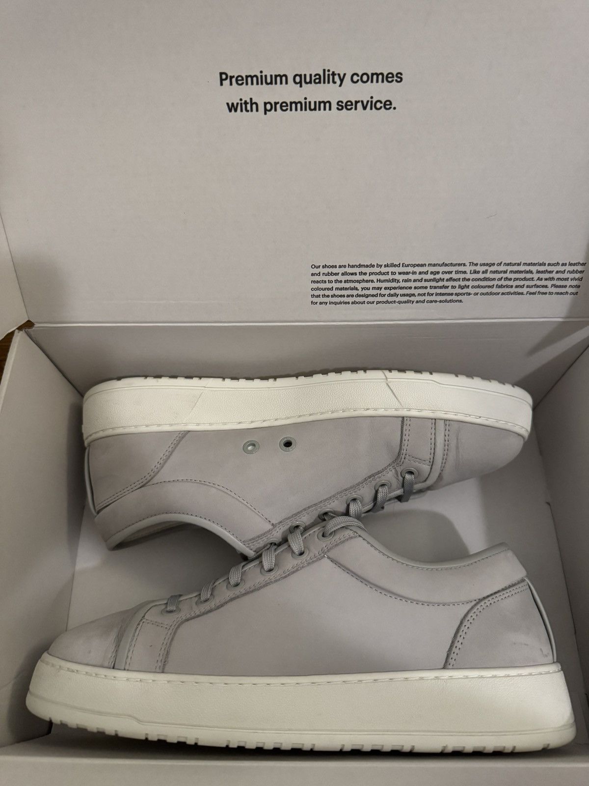 Etq ETQ - LT 01 Shades Nubuck Glacier Grey-Size: EU 42|US 9|UK 8 Size US 9 / EU 42 - 2 Thumbnail