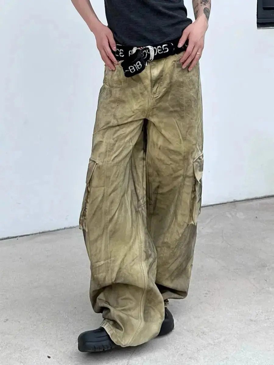 Japanese Brand Retro hip-hop loose jeans Size US 32 / EU 48 - 6 Thumbnail