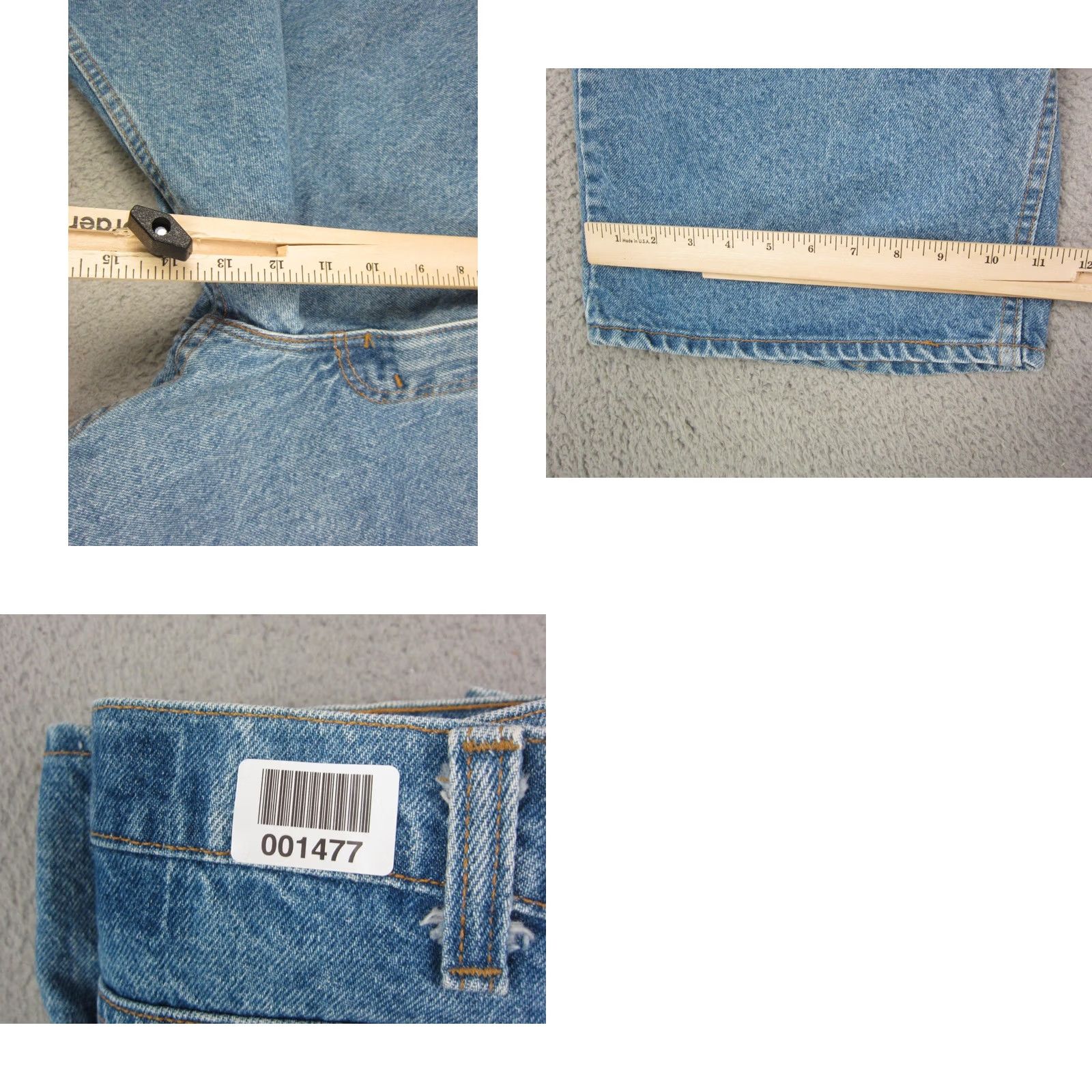 Levi's VINTAGE Levi's Shorts Mens 40 Blue Denim 90s Orange Tab Jorts Made in USA Size US 40 / EU 56 - 9 Thumbnail