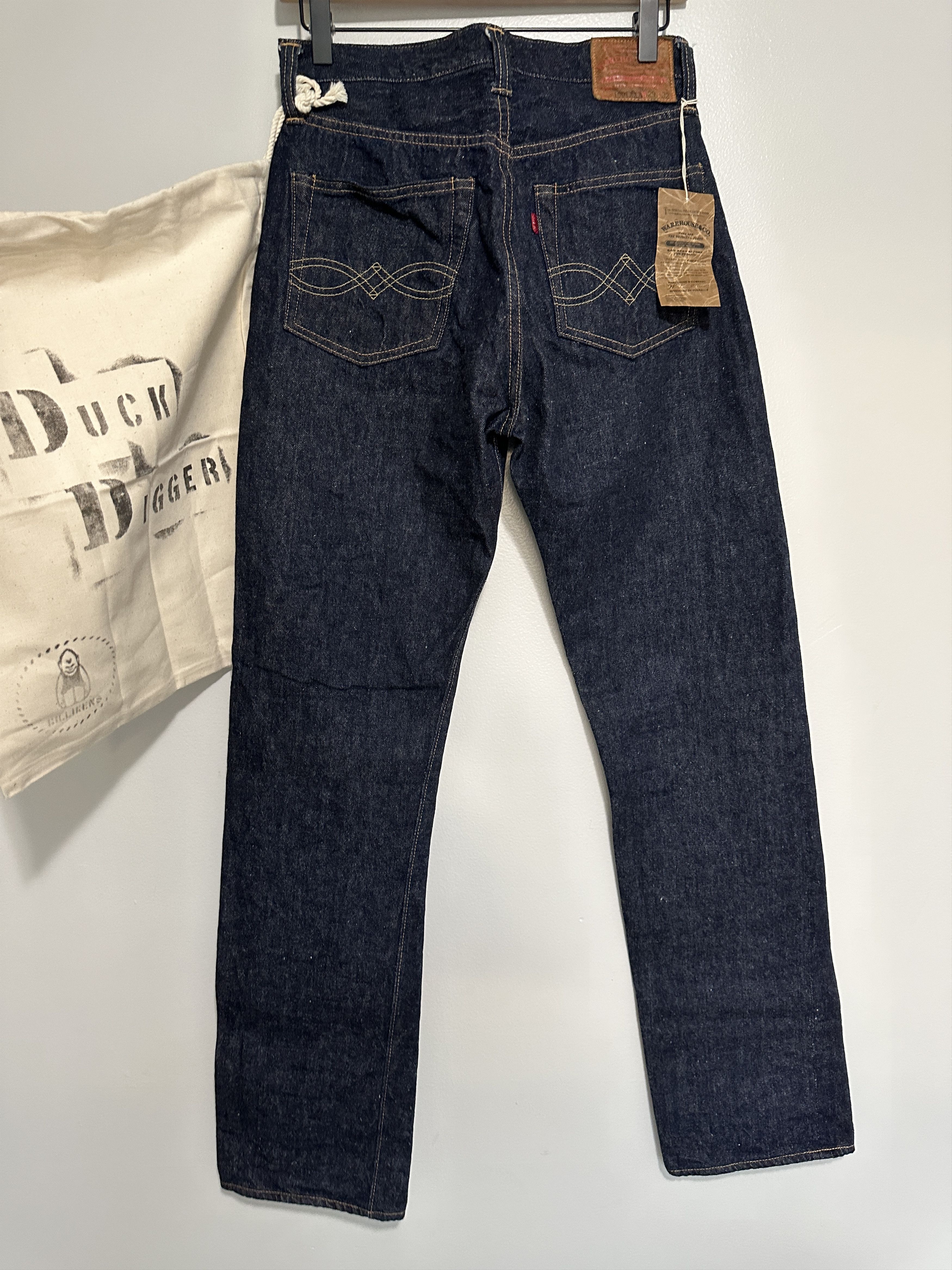 Warehouse WAREHOUSE DUCK DIGGER DD-1001XX 1947 DENIM JEANS 29 NEW