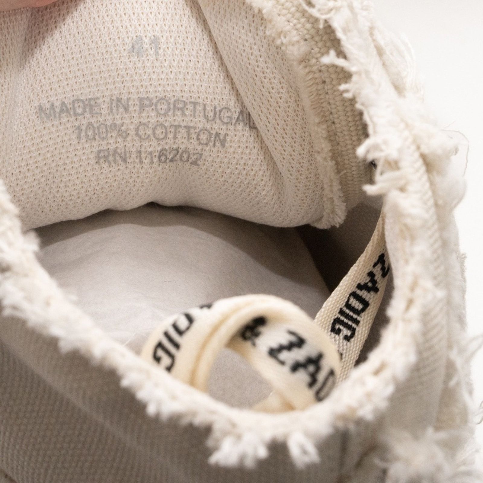 Zadig & Voltaire Zadig Voltaire. High Flash Canvas Shoes In White. Size US 10 / IT 40 - 14 Thumbnail