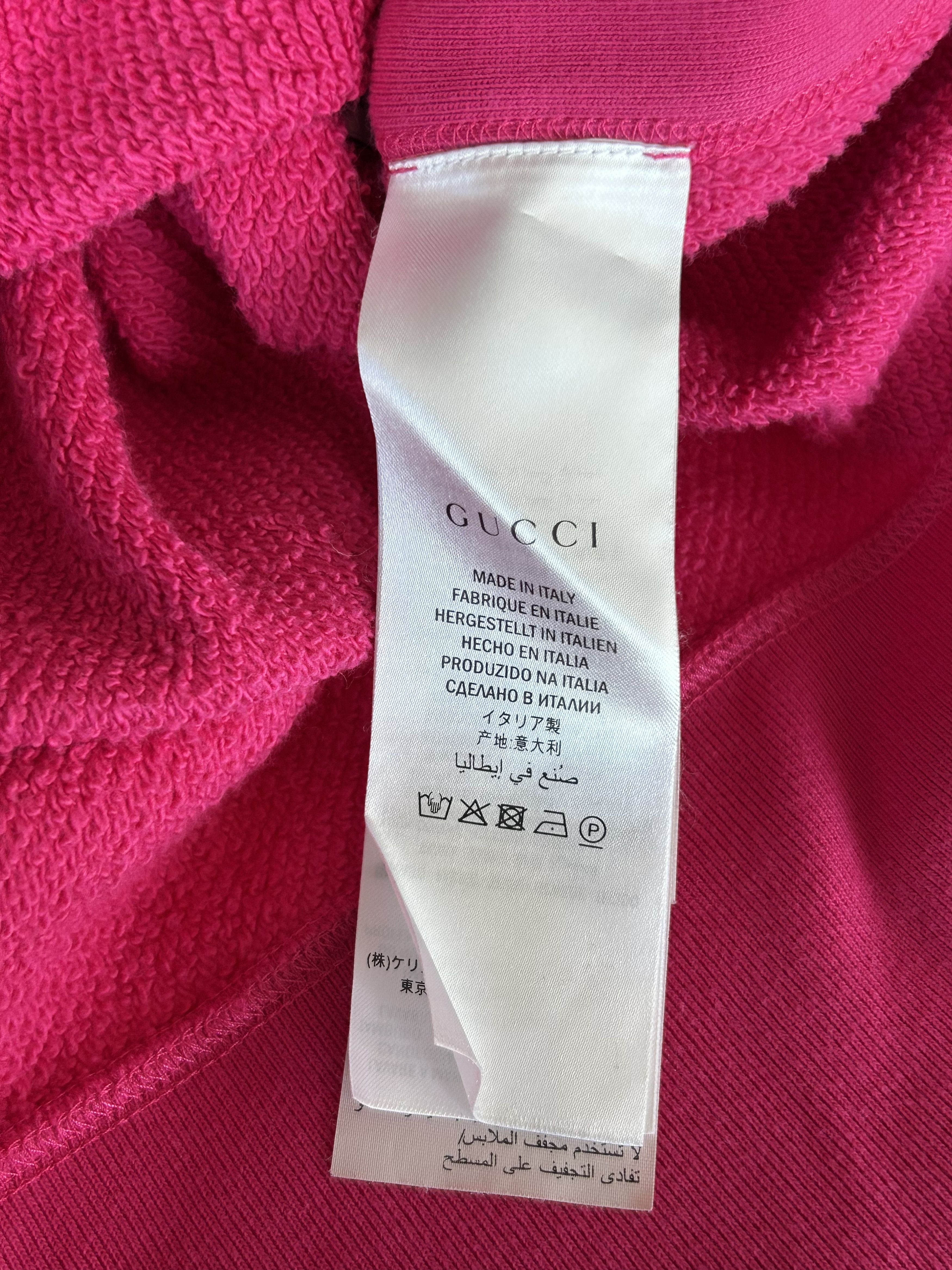 Gucci Gucci Pink Embroidered Teddy Bear Sweater Size US XS / EU 42 / 0 - 4 Thumbnail