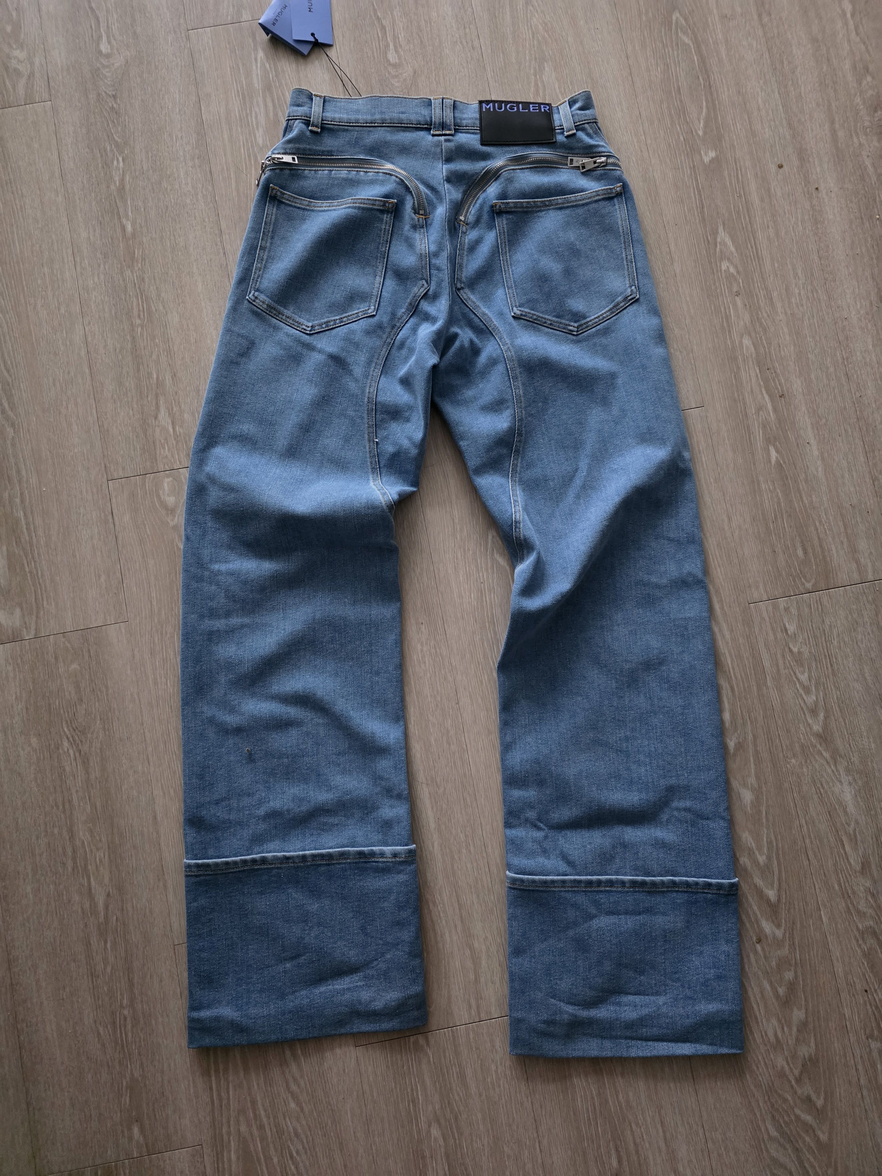 Mugler Mugler high rise zip up jeans Size 26" / US 2 / IT 38 - 4 Thumbnail