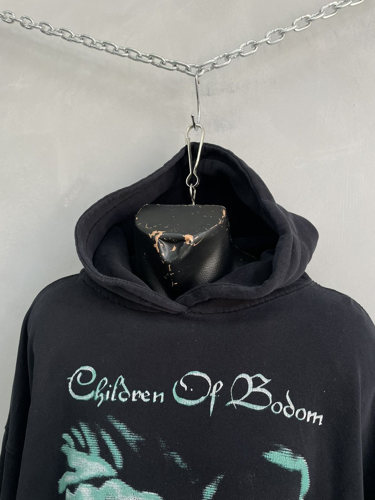 Band Tees Rare Children of Bodom 90s hoodie Graphic Zip Up faded Size US L / EU 52-54 / 3 - 5 Thumbnail