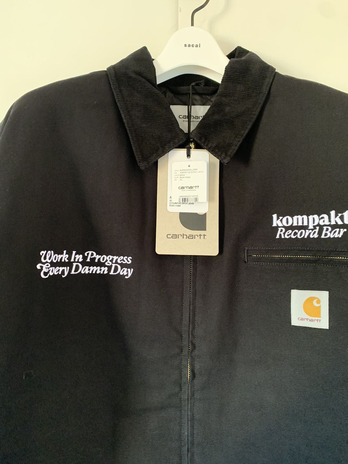 Carhartt Wip Detroit Jacket Carhartt Wip x Kompakt Record Bar sizeXL new Size US XXL / EU 58 / 5 - 3 Thumbnail