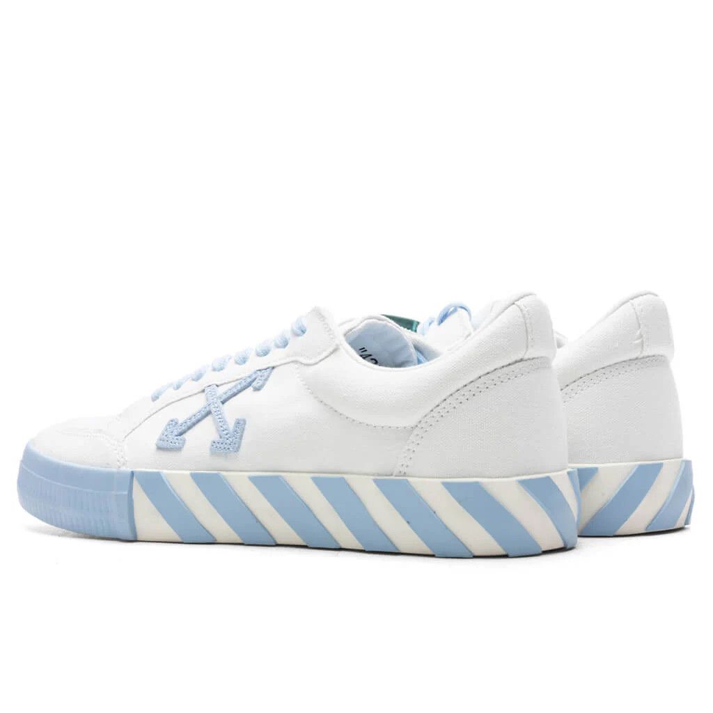 Off-White o1w1db10824 Low Vulcanized Canvas in White Size US 13 / EU 46 - 3 Thumbnail