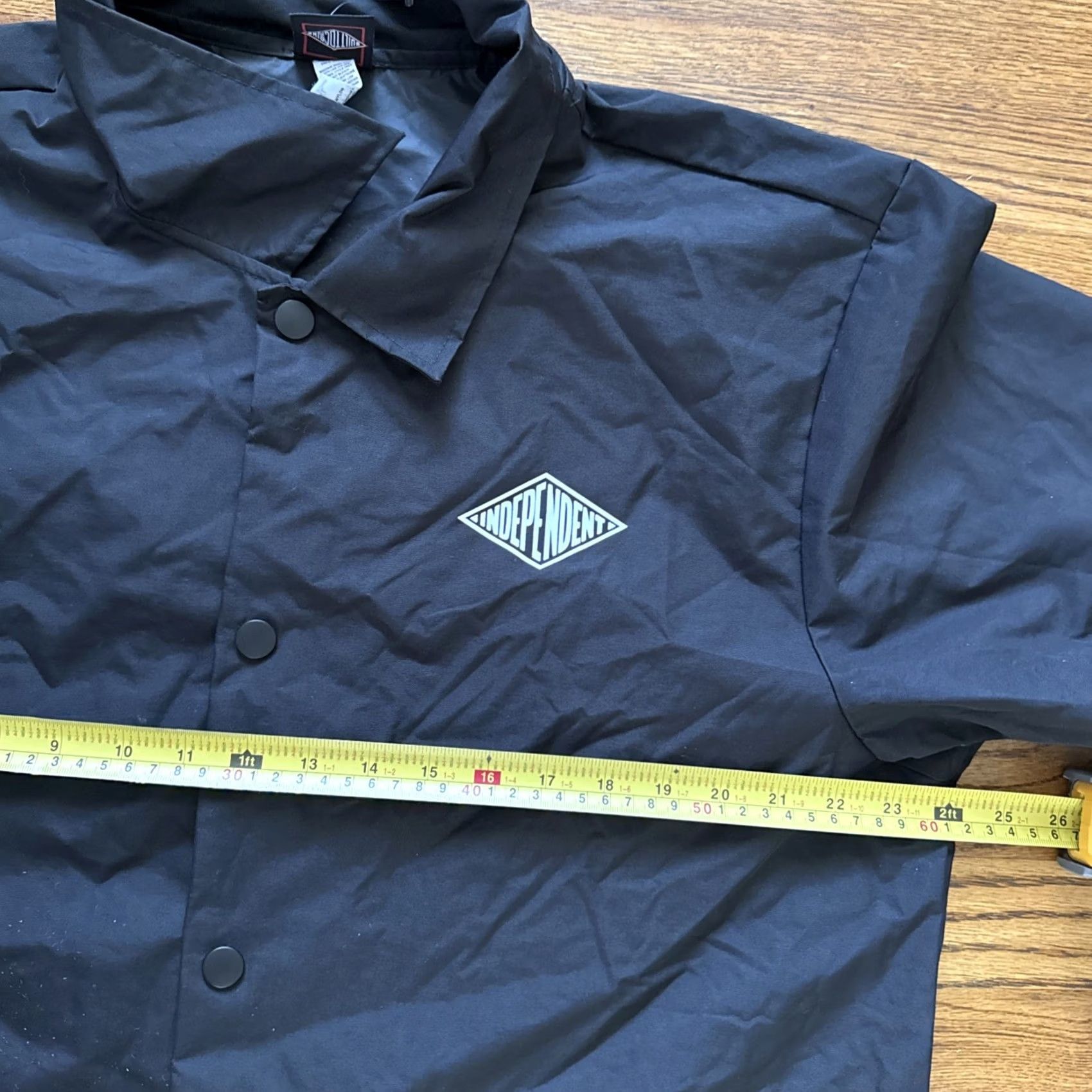 Vintage Independent Mono Summit Black Coaches Jacket XL Mens C20 Windbreaker Size US XL / EU 56 / 4 - 5 Thumbnail