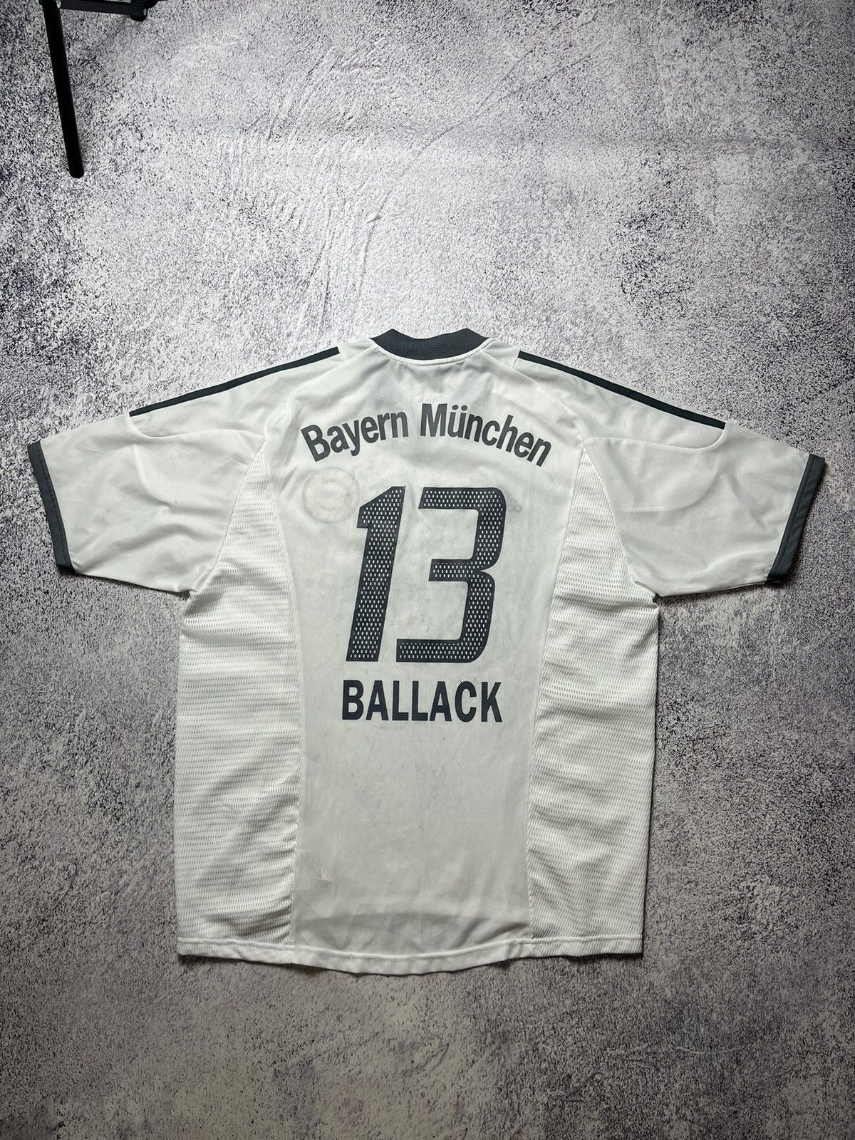 Adidas Vintage Adidas FC Bayern Ballack #13 Football Soccer Jersey Size US L / EU 52-54 / 3 - 13 Thumbnail