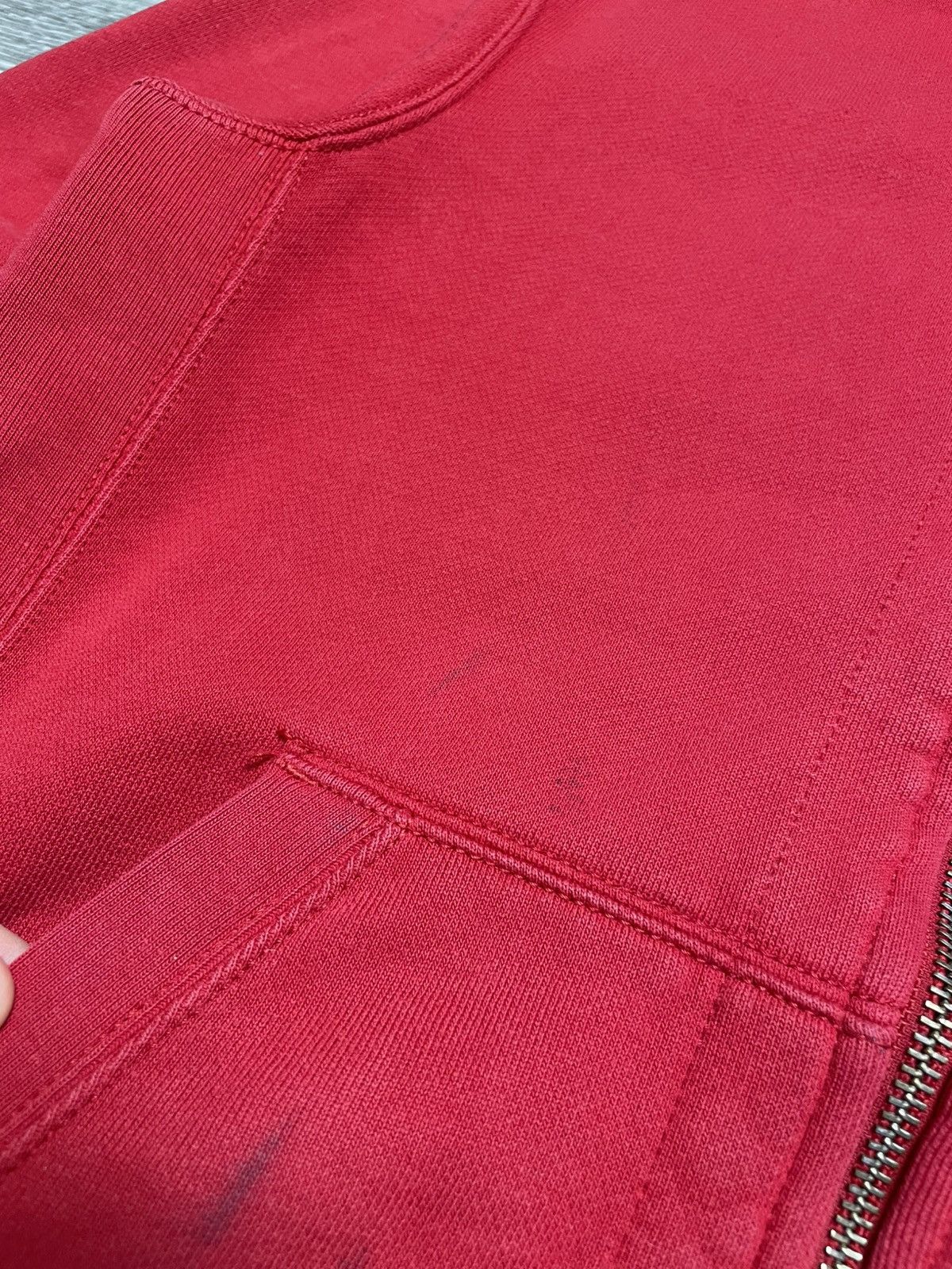 Polo Ralph Lauren Vintage Polo Ralph Lauren Red Zip-Up Hoodie Pullover Size US S / EU 44-46 / 1 - 7 Thumbnail