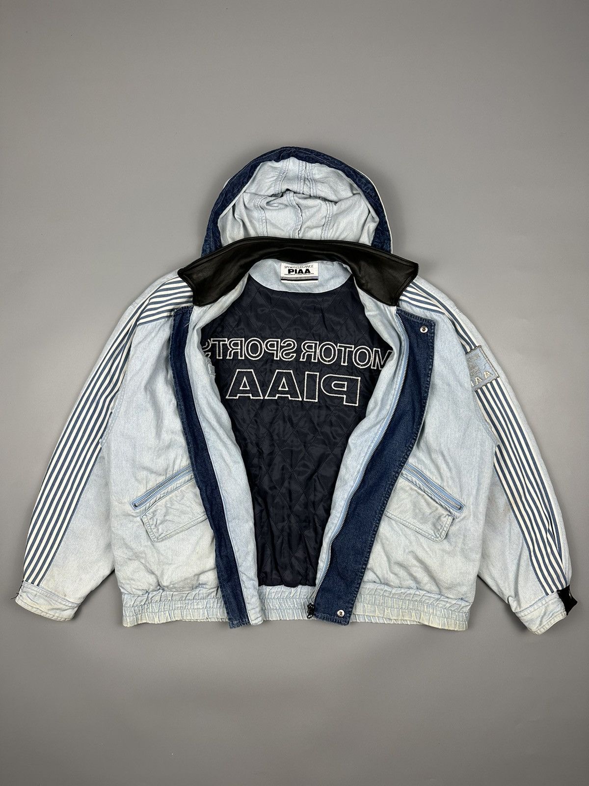If Six Was Nine Vintage Piaa Motor Sports Denim Jacket Size US XXL / EU 58 / 5 - 1 Thumbnail