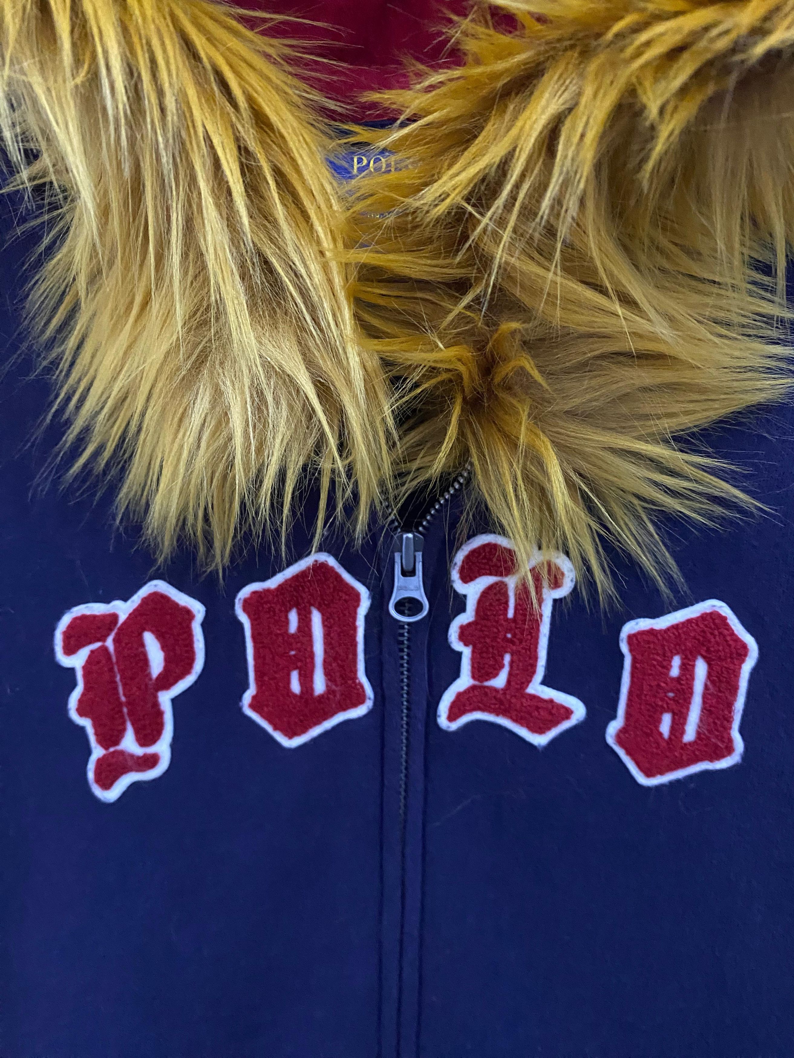 Polo Ralph Lauren Polo Ralph Lauren Fur Zipper Hoodie Size US L / EU 52-54 / 3 - 5 Thumbnail