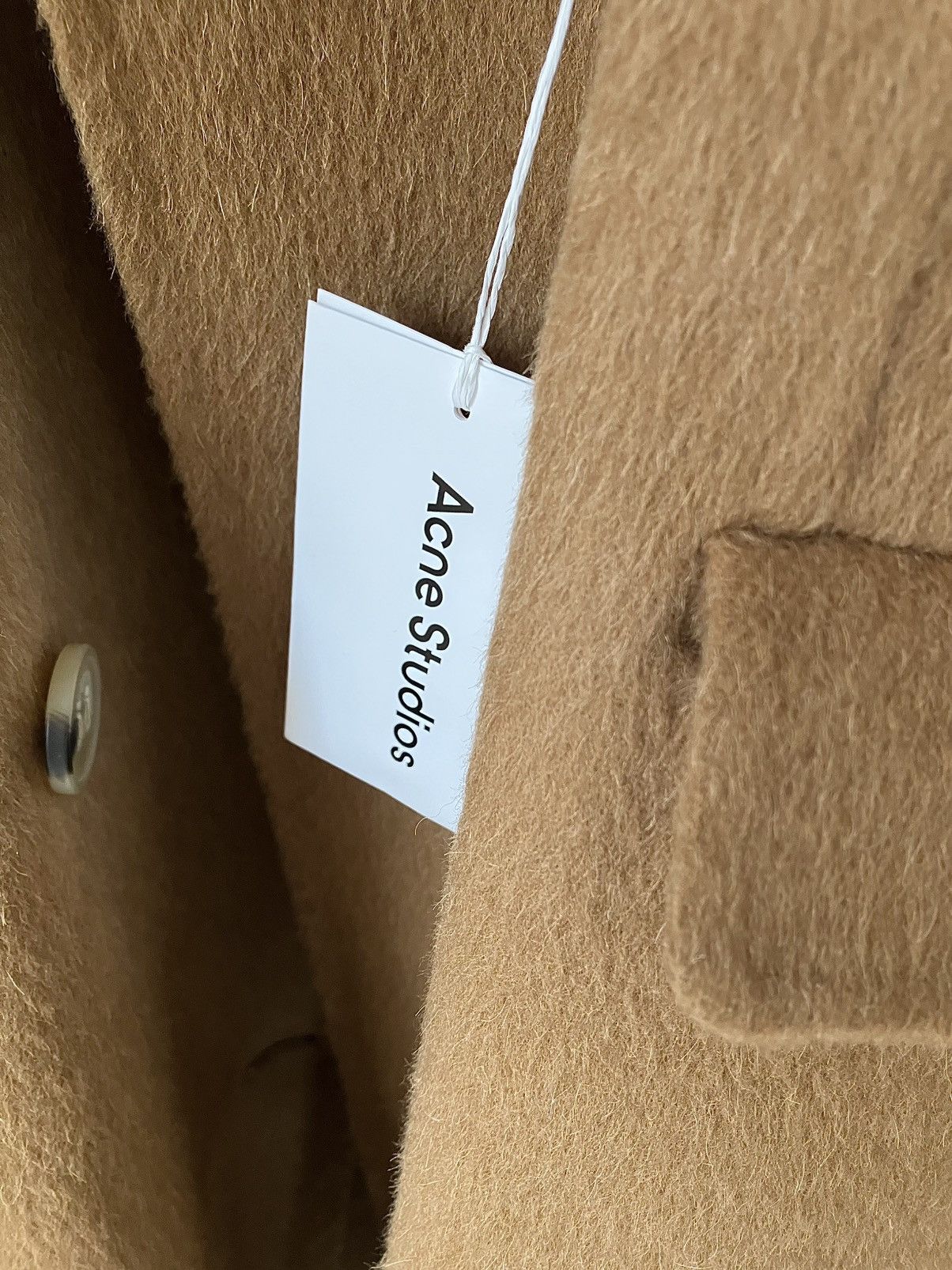 Acne Studios Acne Studios: Alpaca/ Wool Coat - Camel Size L / US 10 / IT 46 - 8 Thumbnail