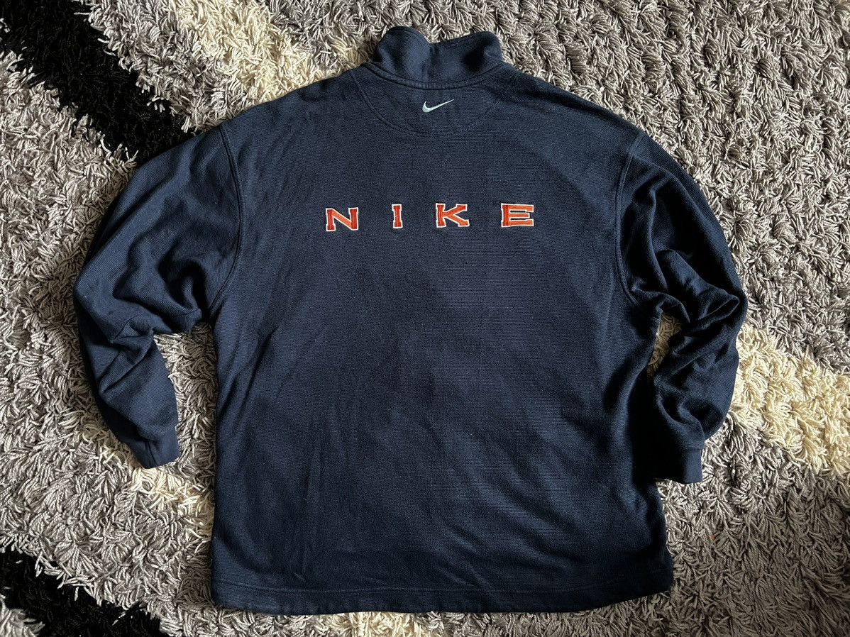 Nike × Vintage Nike vintage swoosh big logo sweatshirt zip mens XL Size US XL / EU 56 / 4 - 7 Thumbnail
