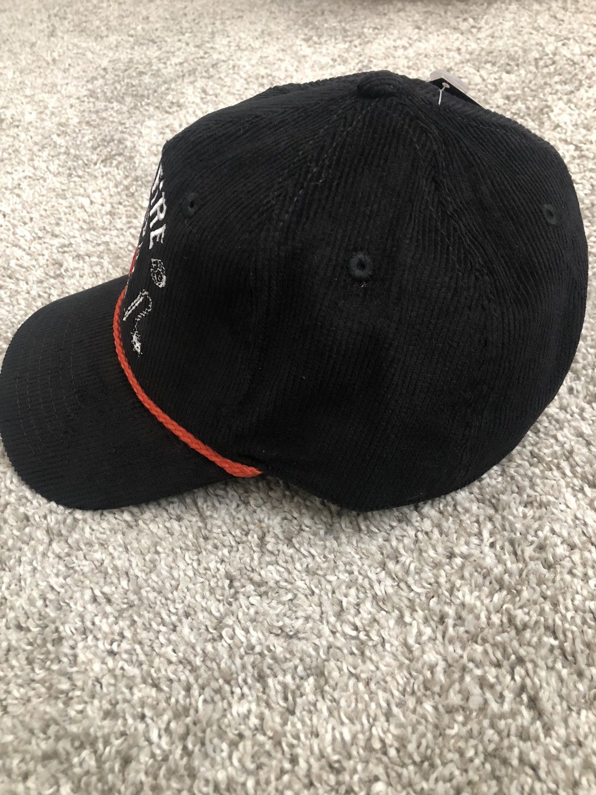 Other Stranger Things Hellfire Club Corduroy Black Snapback Size ONE SIZE - 6 Thumbnail