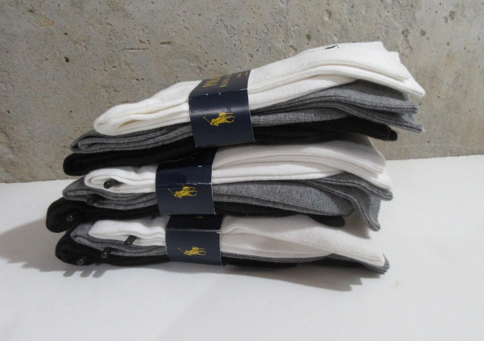 Polo Ralph Lauren Polo Ralph Lauren Womens Trouser Socks 3 Packs (9 Pair) Size ONE SIZE - 4 Thumbnail