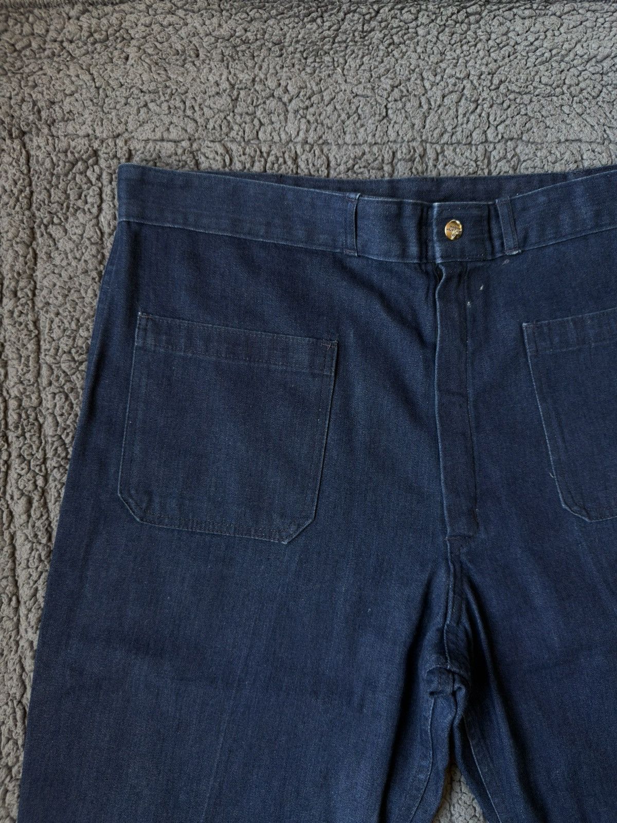 Other 1980s USN Seafarer Denim Pants - Size 38 Size US 38 / EU 54 - 2 Thumbnail