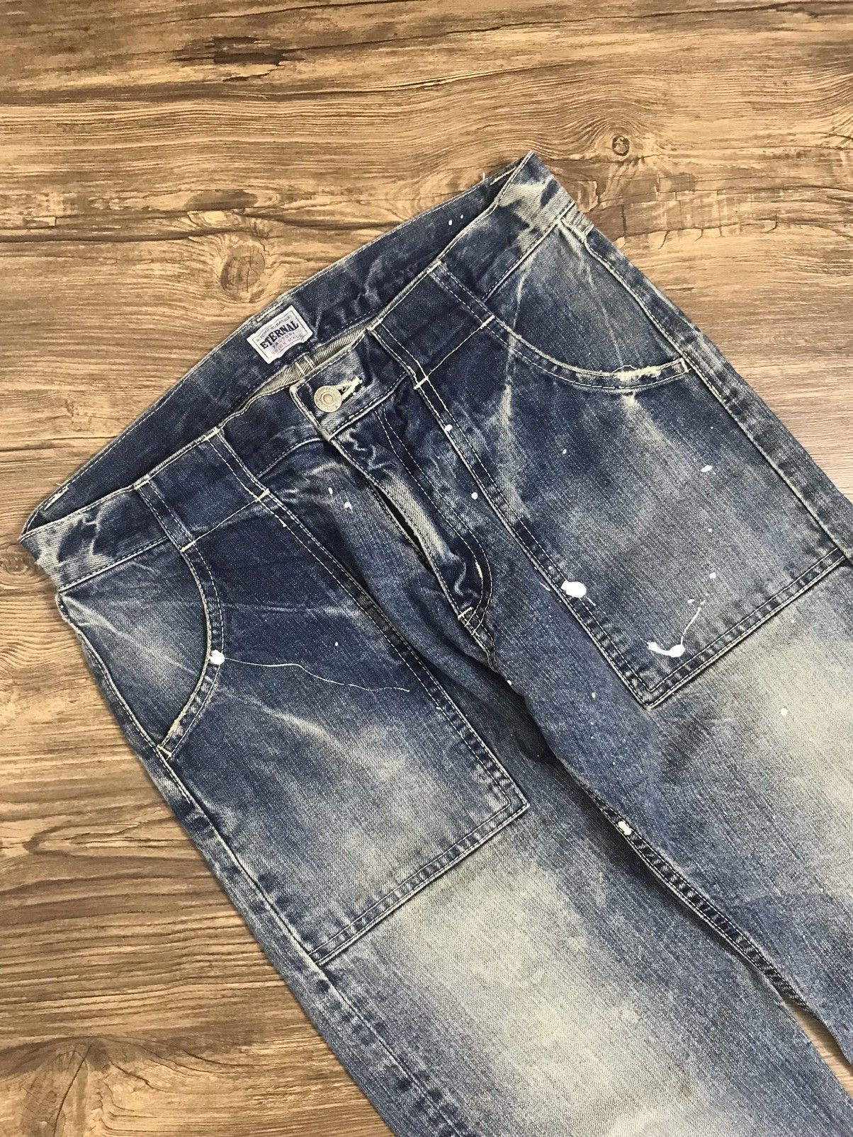 Eternal Eternal Union distressed splatter denim Size US 32 / EU 48 - 2 Thumbnail