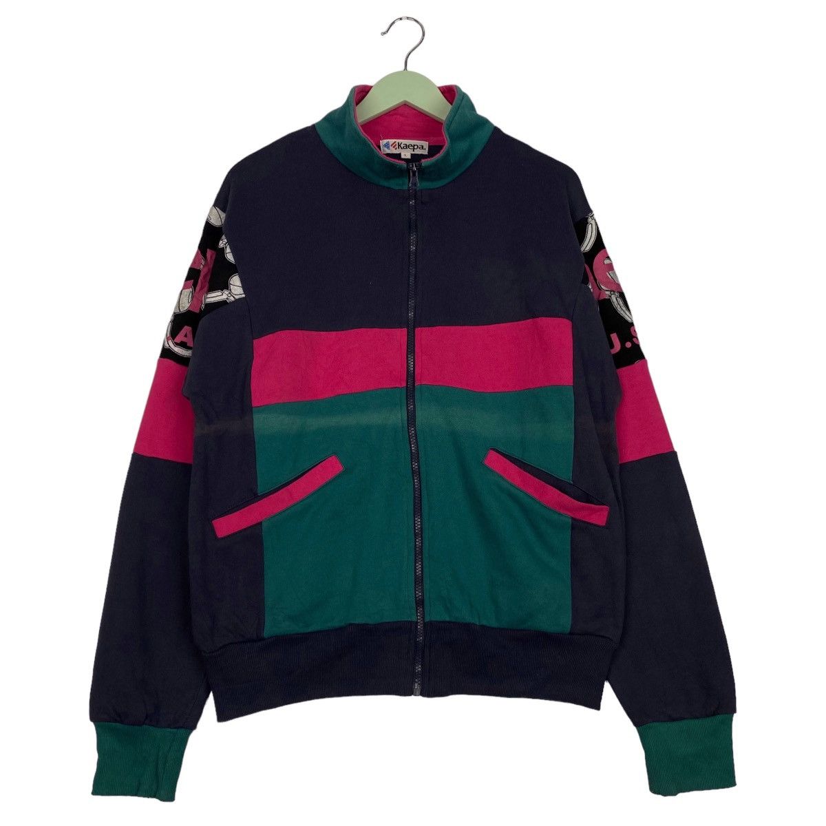 Vintage Vintage Kaepa Sweater Full Zip Half Print On The Back Size L Size US L / EU 52-54 / 3 - 1 Thumbnail