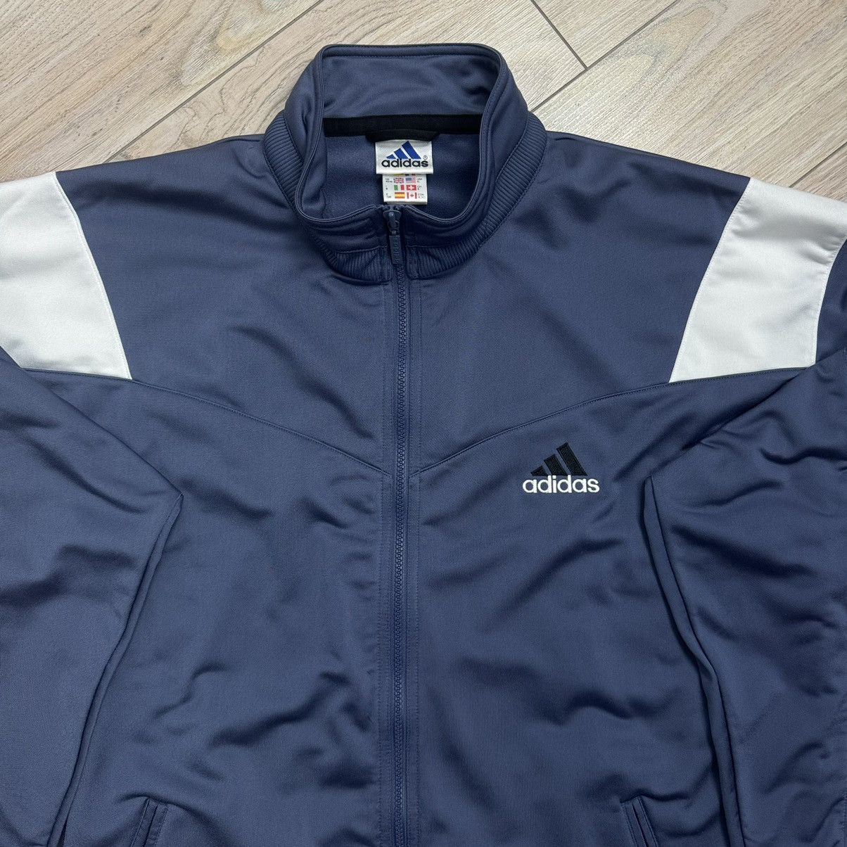 Adidas Vintage 90s Adidas Retro Zip Up Track Jacket Size US XL / EU 56 / 4 - 4 Thumbnail