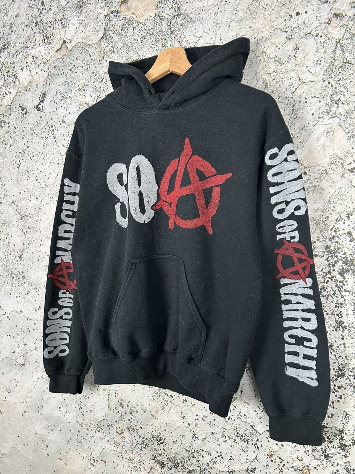 Vintage Vintage Sons Of Anarchy Motorcycles Rock Punk Hoodie Size US S / EU 44-46 / 1 - 2 Thumbnail