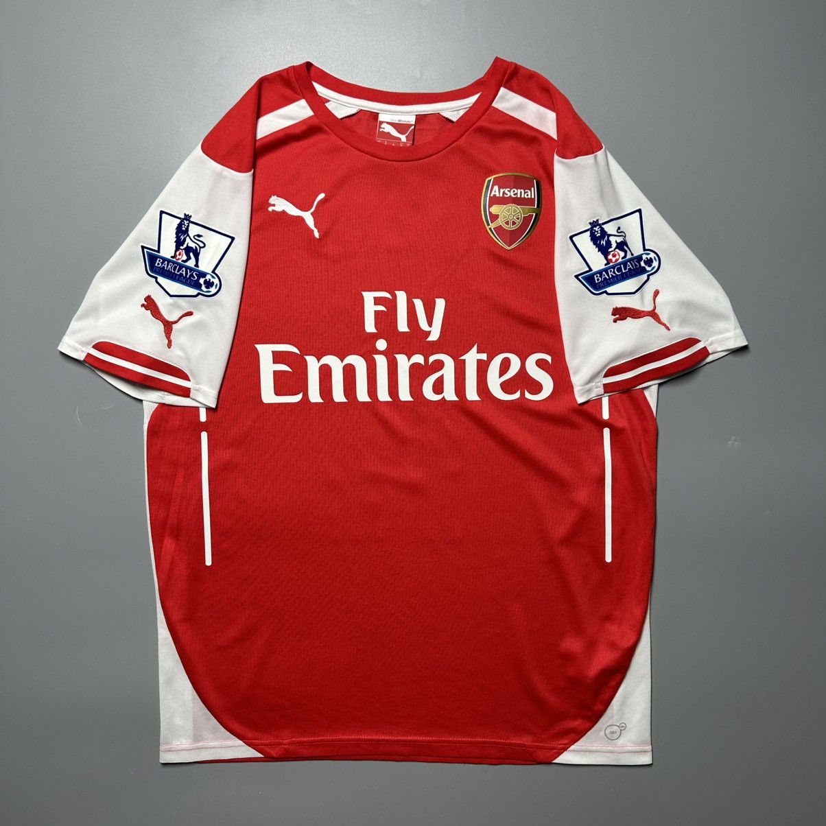 Puma ARSENAL PUMA 2014/2015 FOOTBALL SOCCER HOME JERSEY #11 OZIL Size US M / EU 48-50 / 2 - 2 Thumbnail
