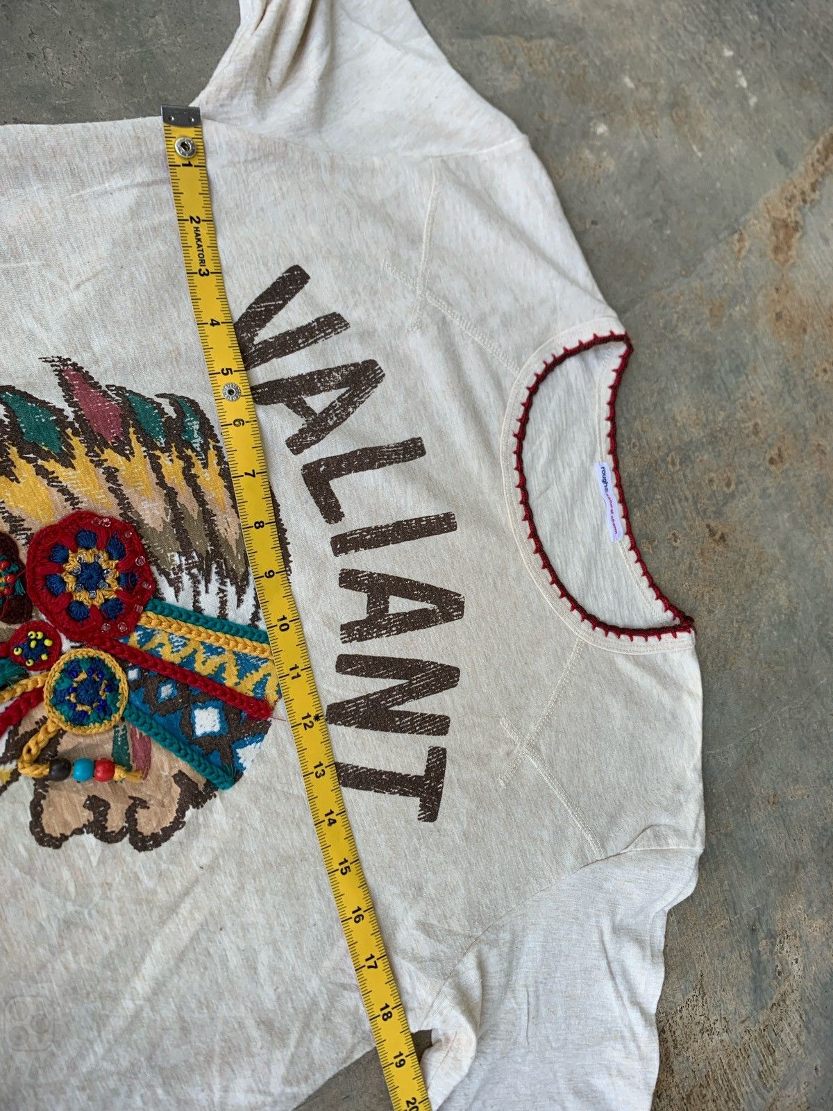 Hysteric Glamour × Japanese Brand Rough Natural Charm Valiant Tshirt Size US M / EU 48-50 / 2 - 11 Thumbnail