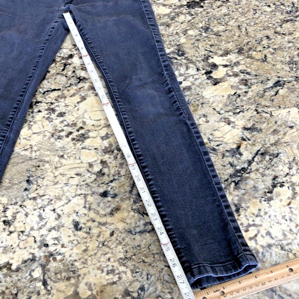 Cherokee Size 6 X 27.5 Cherokee Womens Jeans Skinny Stretchy Black Size 26" / US 2 / IT 38 - 9 Thumbnail