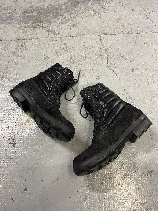 Moncler 2000s Moncler Black Suede Leather Puffer Boots Size US 8 / IT 38 - 2 Thumbnail
