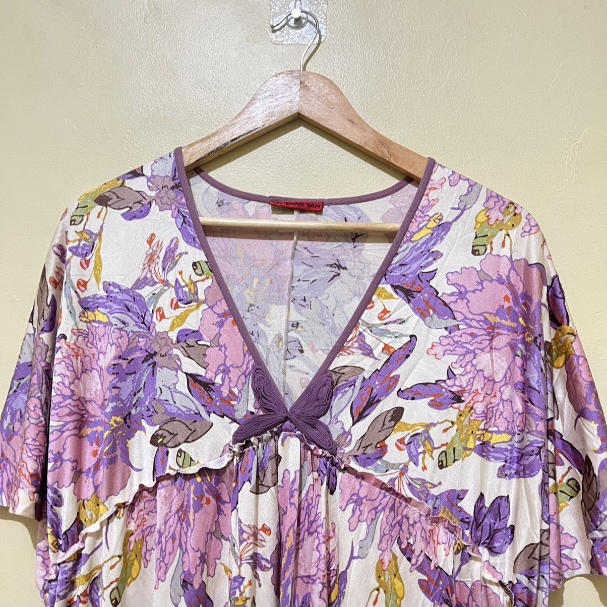 Vivienne Tam VIVIENNE TAM - FLORAL BUTTERFLY SILK DRESS Size XS / US 0-2 / IT 36-38 - 4 Thumbnail